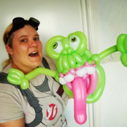 Slimer balloon ghostbuster party