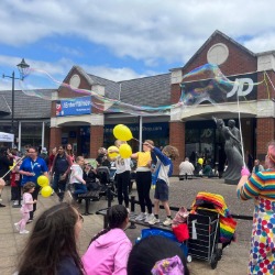 Well-planned family fun day entertainment with multiple activities