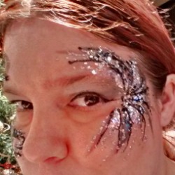 Festival face glitter and makeup for adult events